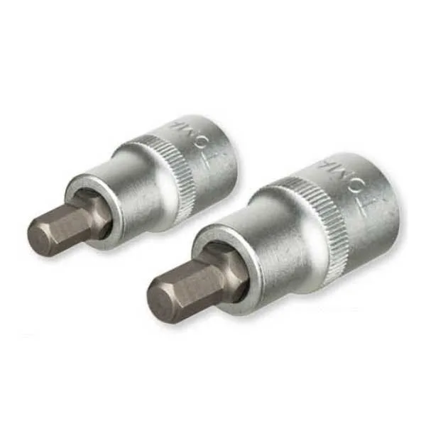 TOMAX Lokmalı Allen Bits Uç Kısa 1/2 İnç 5x55 mm 10 Adet