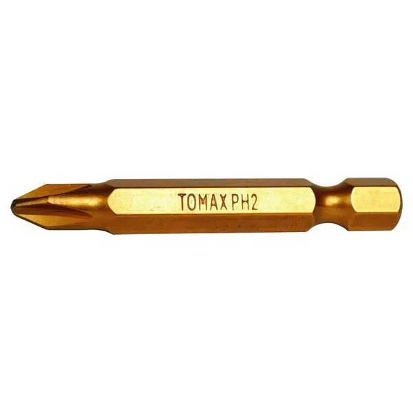 TOMAX PH2x25 Titanyum Bits Uç 60 Adet